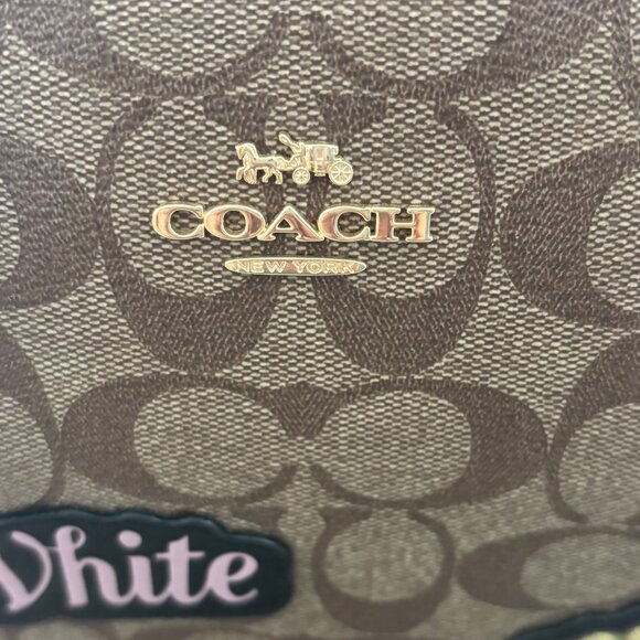 Coach x Disney Snow White Tote Bag - Brown - Limited Edition - Patches - Picture 7 of 13